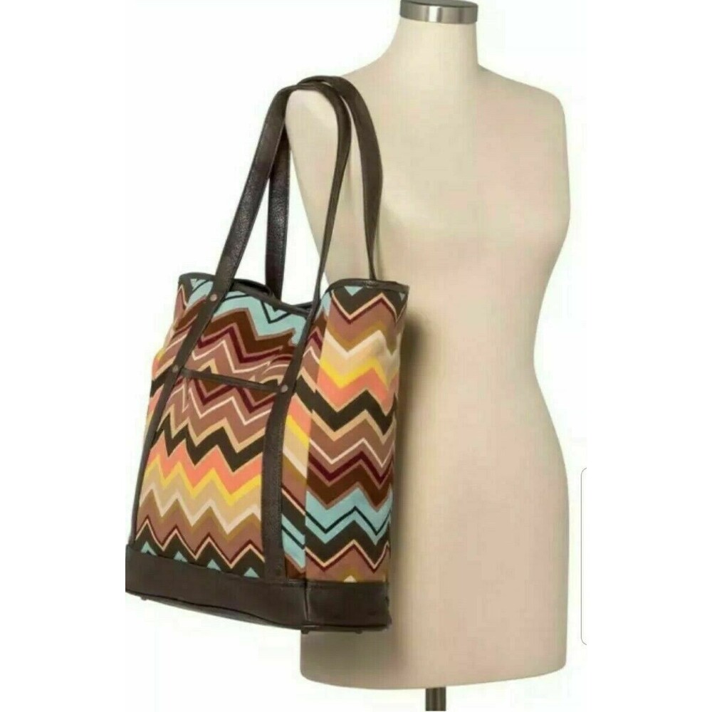 New Missoni for Target Colore Zig Zag Large Tote Handbag Brand New with Tags